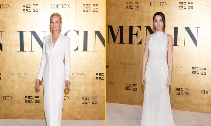 Ана де Армас и Ума Турман