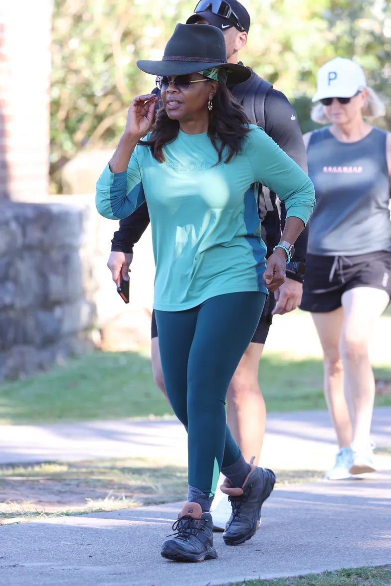 Опра Уинфри на пробежке в Сиднее