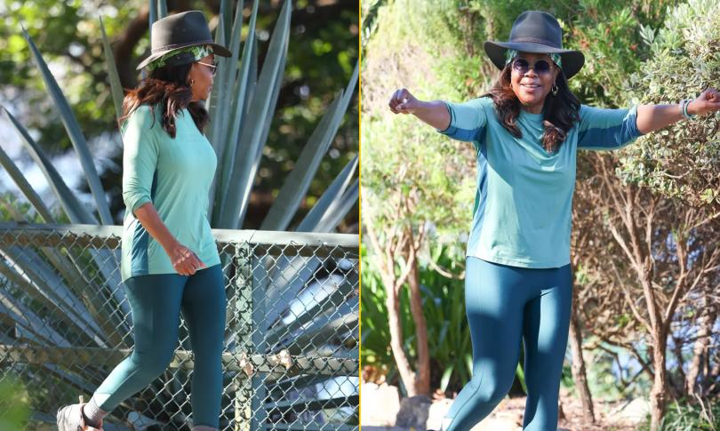 Опра Уинфри на пробежке в Сиднее