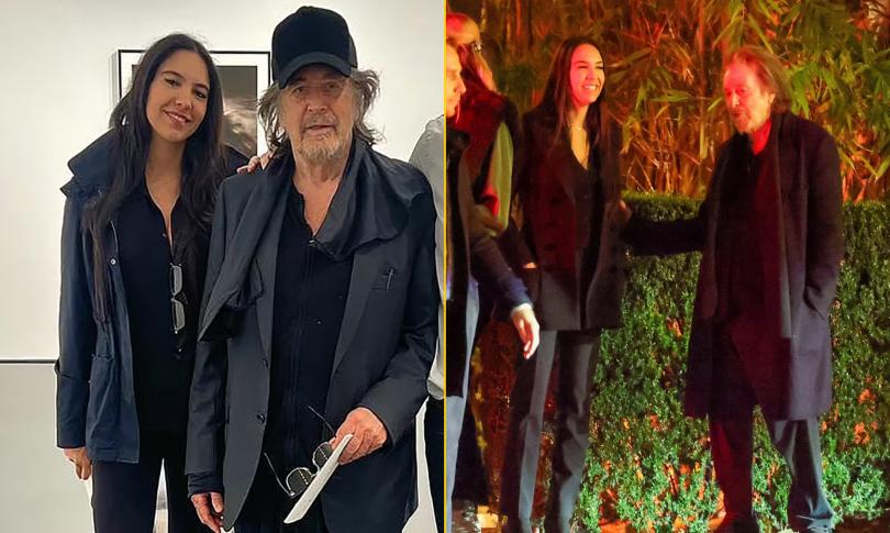 Аль Пачино и Нур Альфаллах на свидании