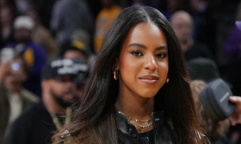 Джей Зи и Блю Айви Картер на матче НБА