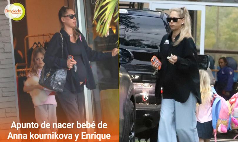 Анна Курникова на позднем сроке беременности в Майами Анна Курникова на позднем сроке беременности в Майами