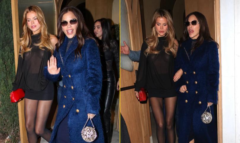 Лорен Санчес возвращается с ужина с Брук Нейдер