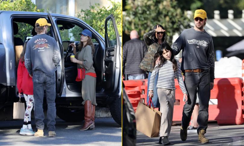 Ева Мендес и Райан Гослинг сфотографированы со своими дочерями Ева Мендес и Райан Гослинг сфотографированы со своими дочерями