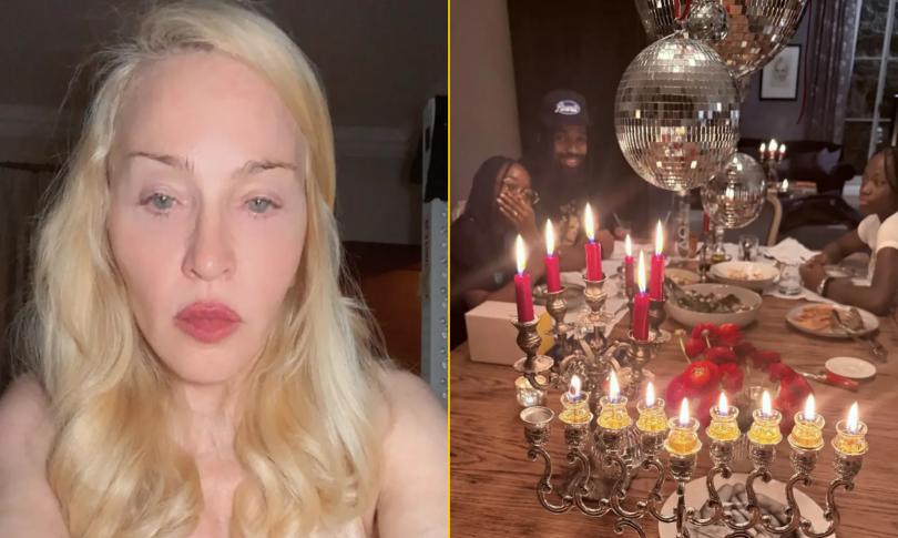 Мадонна празднует Хануку