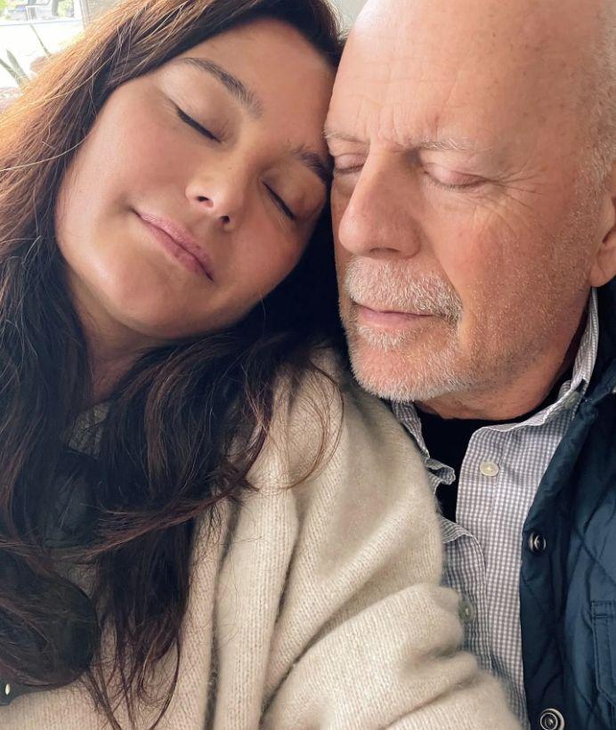 Эмма Хеминг и Брюс Уиллис