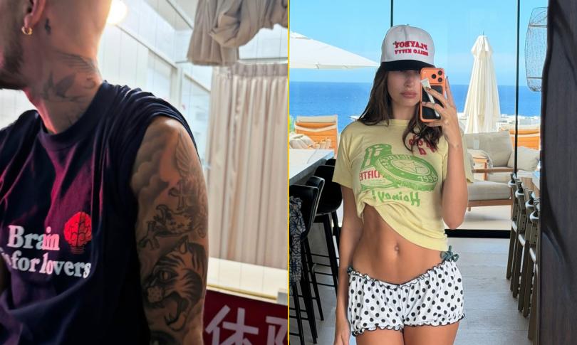 Хейли Бибер демонстрирует подтянутый живот