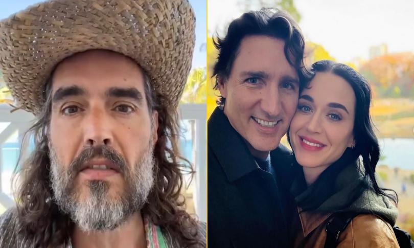 Расел Брэнд, Джастин Трудо и Кейт Перри