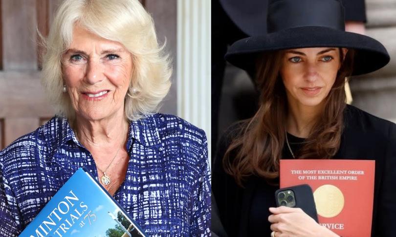 Королева Камилла и Роуз Хэнбери Королева Камилла и Роуз Хэнбери