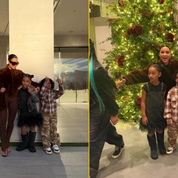 Ким Кардашьян показала «идеальные» семейные фото без прикрас: «Я действительно старалась»