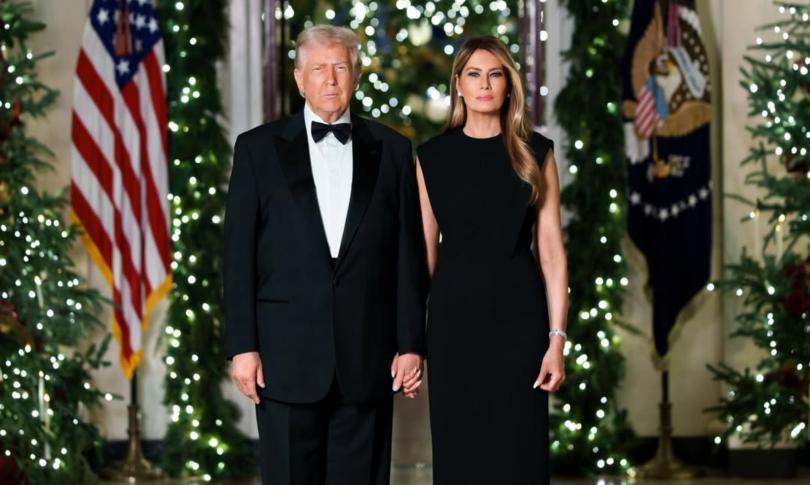 Дональд и Мелания Трамп на праздники Дональд и Мелания Трамп на праздники