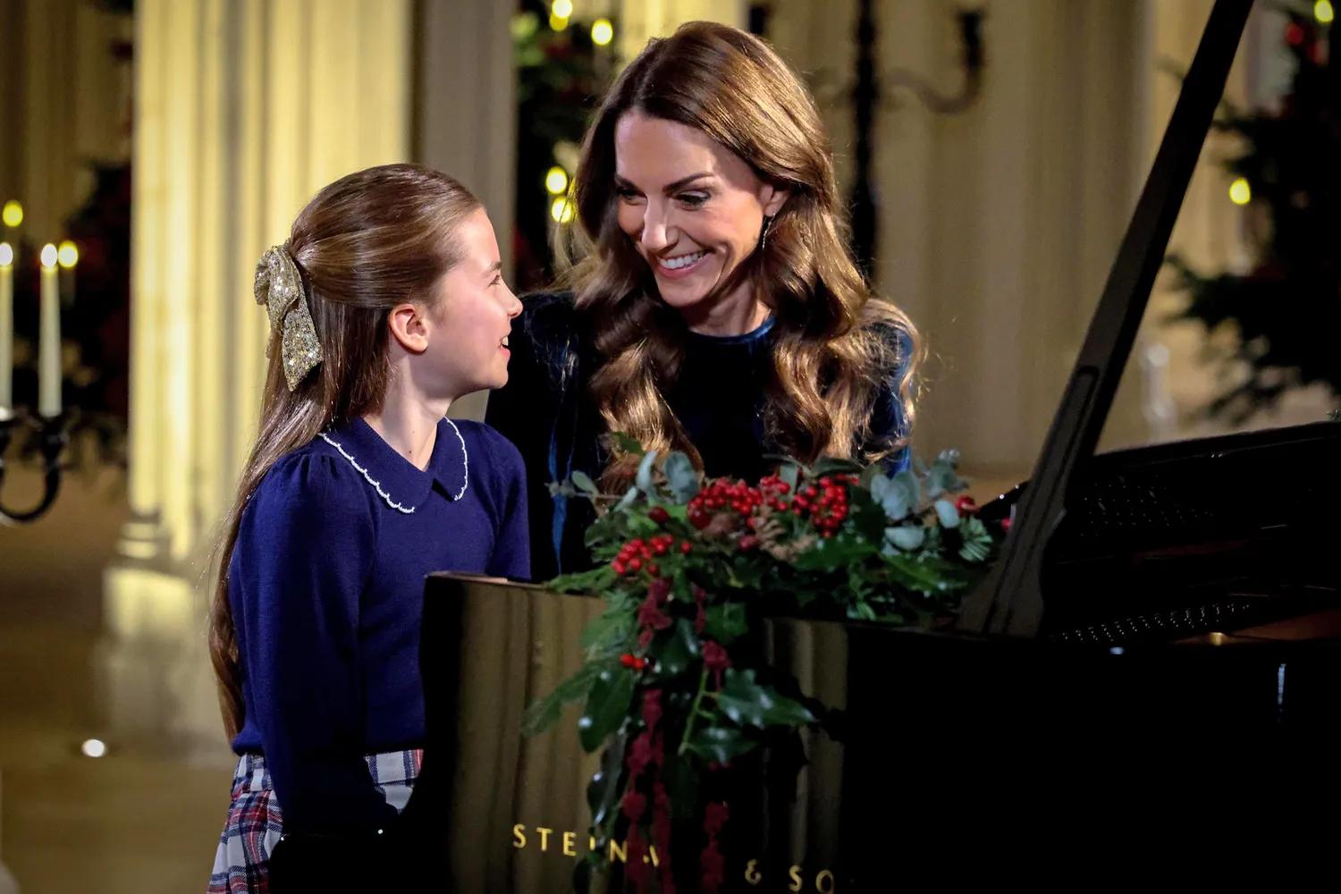 Принцесса Уэльская и принцесса Шарлотта исполняют произведение Эрланда Купера