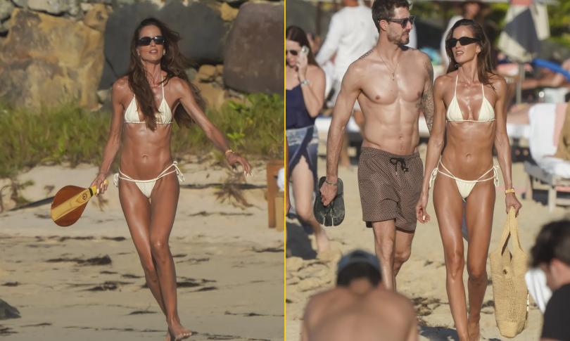 Изабель Гулар блистает в откровенном бикини на пляже со своим женихом Кевином Траппом.