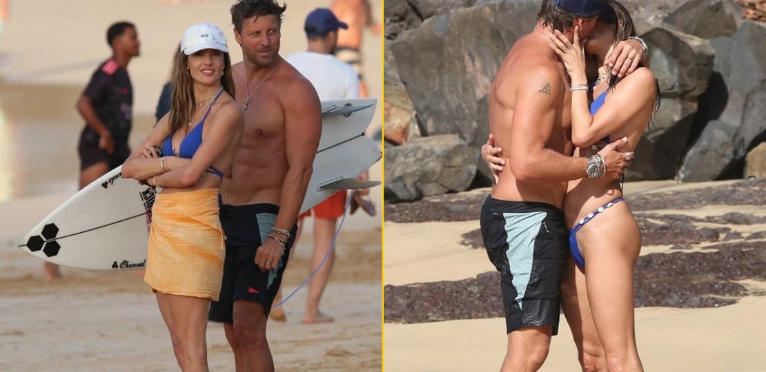 Алессандра Амбросио устроила пляжную фотосессию в Бразилии с бойфрендом в роли фотографа