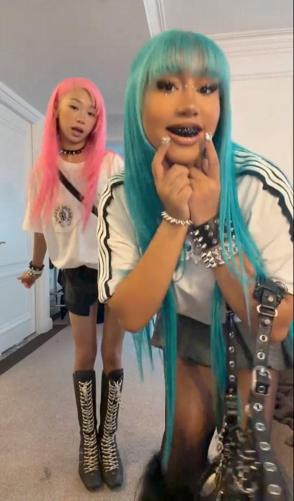 Видео были опубликованы в аккаунте TikTok под названием «Ким и Норт».