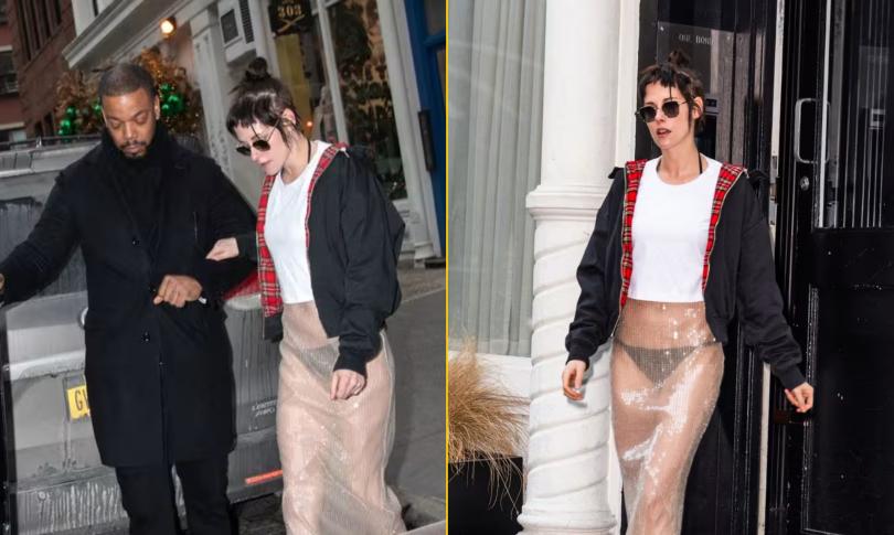 Кристен Стюарт в прозрачном наряде Кристен Стюарт в прозрачном наряде