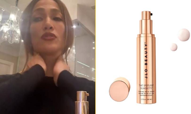 Шея на строгом режиме: Дженнифер Лопес объявила о новой сыворотки