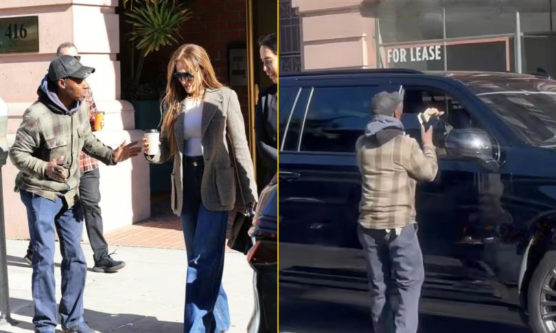 Дженнифер Лопес с сумочкой за 80 000 долларов помогает бездомным Дженнифер Лопес с сумочкой за 80 000 долларов помогает бездомным