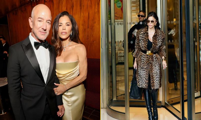 Элегантная Лорен Санчес блистает на парижских улицах в пальто с леопардовым принтом