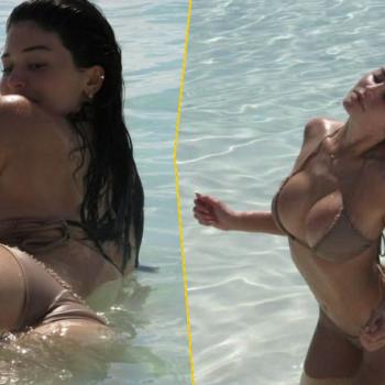 Кайли Дженнер снова в центре внимания после пляжной фотосессии