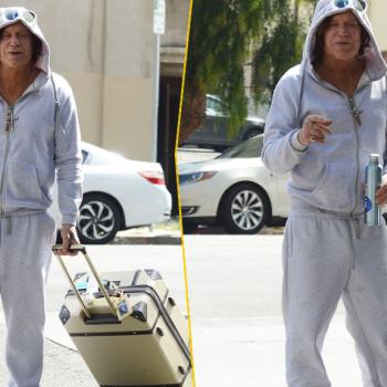 Микки Рурк впервые появился на публике после истории с выселением