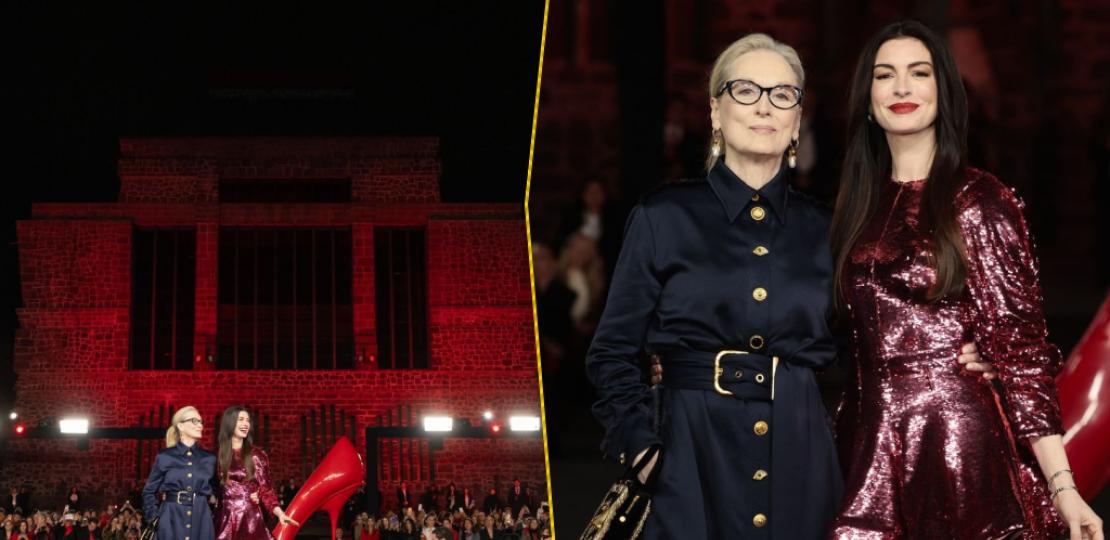 Энн Хэтэуэй и Мерил Стрип снова вместе:яркая премьера «Дьявол носит Prada 2»