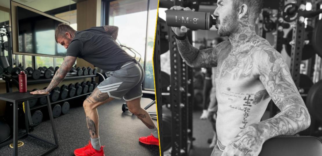 Дэвид Бекхэм показал тренировку в домашнем спортзале под сериал «Друзья»