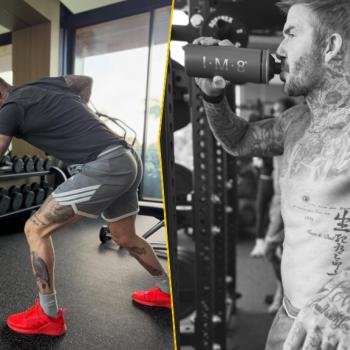 Дэвид Бекхэм показал тренировку в домашнем спортзале под сериал «Друзья»