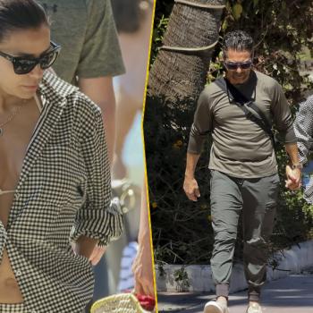 Ева Лонгория провела семейный день на пляже в Марбелье