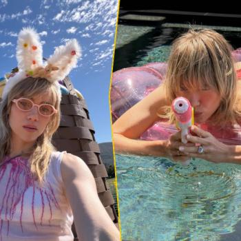 Сьюки Уотерхаус показала яркий летний образ в красном бикини