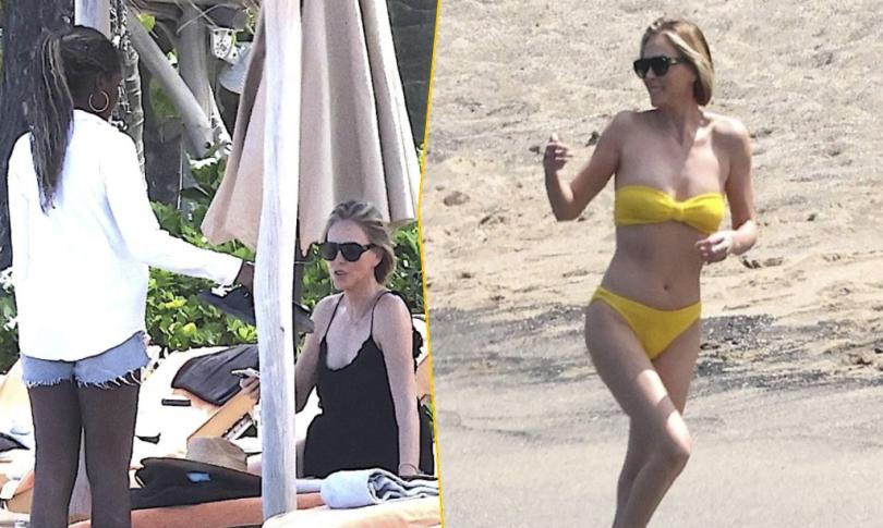 Шарлиз Терон показала отличную форму на отдыхе на Гавайях