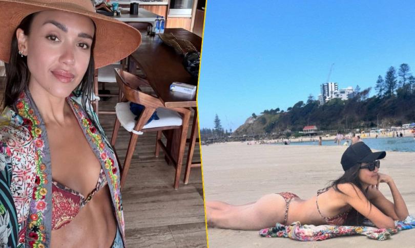 Джессика Альба поделилась солнечным видео в бикини и восхитила поклонников