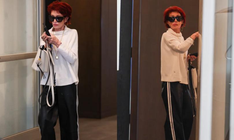 Худая Шэрон Осборн отправляется на обед в Беверли-Хиллз