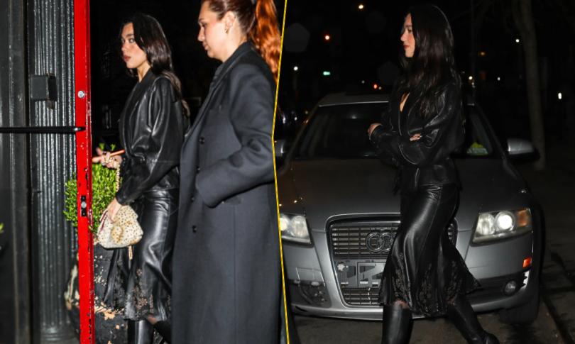 Светлая сумка против черного total look:почему образ Дуа Липы сработал